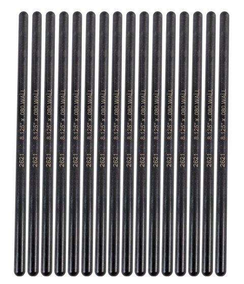 Manley 8.125in Length 5/16in Dia 0.080 Wall 4130 Chrome Moly Swedged End Pushrods (Set Of 16)