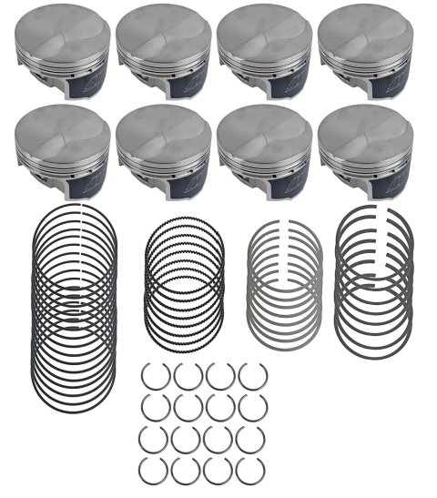 Wiseco Chevy LS1/LS2 RED Series Piston Set 3800in Bore 1304in Compression Height - Set of 8