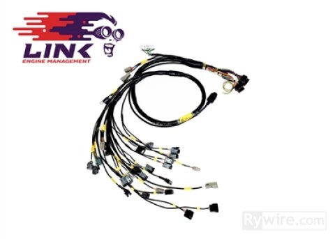 Rywire Honda B w/Link G4 ECU Eng Harn w/OBD1 Alt/EV14 /AEM IAT/MAP (Adapt Req/Specify ECU D/S Only)