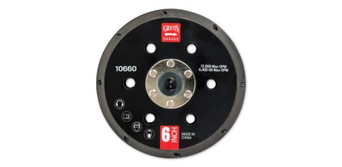 Griots Garage 6in Vented Orbital Backing Plate (G9)