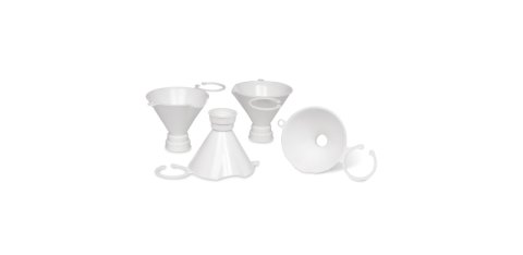 Griots Garage Threaded Bottle-Top Funnels (Set of 4)