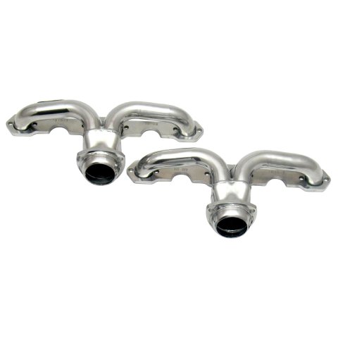 JBA 57-74 Chevrolet Corvette 265-400 SBC 1-5/8in Primary Silver Ctd Tight Tuck Header