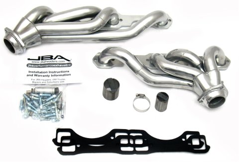 JBA 87-91 Chevrolet Blazer 5.0L/5.7L w/o A.I.R. 1-5/8in Primary Silver Ctd Cat4Ward Header