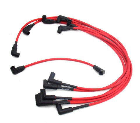 JBA 88-95 GM 4.3L Full Size Truck Ignition Wires - Red