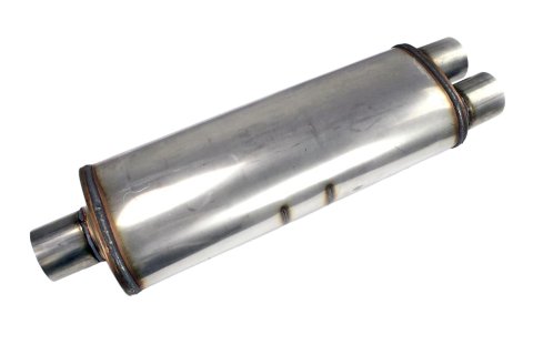 JBA Universal Chambered Style 304SS Muffler 25x8x5in 3in Center/Dual out
