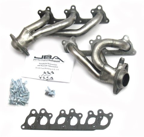 JBA 05-10 MUSTANG V6 1/2in Header Shorty Stainless Steel