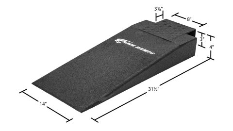 Race Ramps 4in. Hook Nose Ramps - 8 Degree Approach Angle