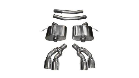 Corsa 2016-2019 Cadillac CTS V Sedan 6.2L V8 2.75in Polished Sport Axle-Back Exhaust