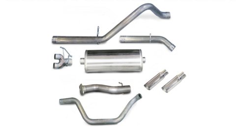Corsa 2007-2008 Chevrolet Silverado Crew Cab/Short Bed 1500 5.3L V8 Polished Sport Cat-Back Exhaust
