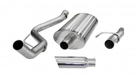 Corsa dB Cat-Back Exhaust Systems for 2011-2014 F-150 - 24394 System, dB, Sport, Cat-back, One, Stainless Steel, Natural, Ford, 6.2L, Kit