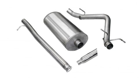 Corsa dB Cat-Back Exhaust Systems for 2009-2013 SIERRA 1500, SILVERADO 1500 - 24902 System, dB, Sport, Cat-back, One, Stainless Steel, Natural, Chevy, GMC, 4.8L, 5.3L, Kit