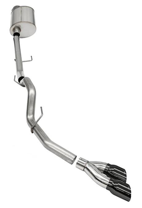 Corsa 2021-2025 Ford F-150 Regular Cab/ 8in Bed 5.0L V8 Sport Cat-Back Single Side Exit-Black PVD