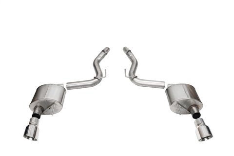 Corsa 2024+ Ford Mustang Sport Axle-Back Dual Rear Exit with 4.5in Polished Pro-Series Tips