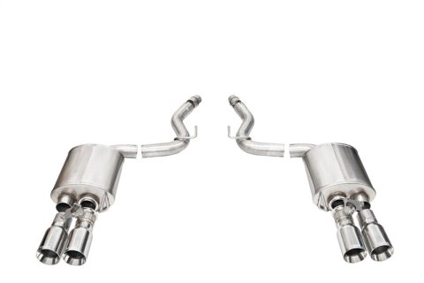 Corsa 2024+ Ford Mustang V8 5.0L 3in Axle-Back Exhaust System w/ Twin 4in Polished Straight Tips