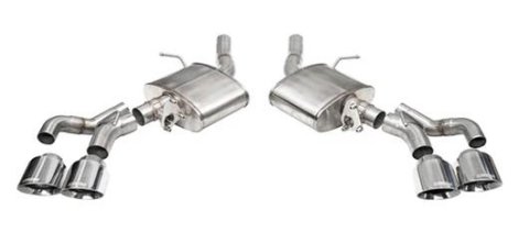 Corsa 2022-2025 Cadillac CT5-V Blackwing 3in Axle-Back - Act. Exh. - Dual Rear Exit - Twin 4.5inTips