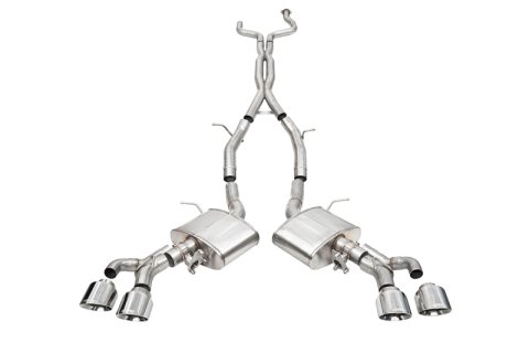 Corsa 22-25 Cadillac CT4 V Blackwing 3in Active Valve Cat-Back - 4.5in Polished Tip