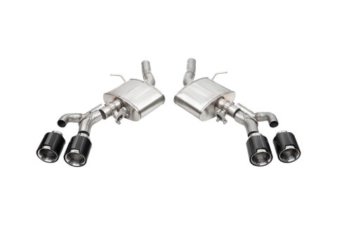 Corsa 22-25 Cadillac CT4 V Blackwing 3in Active Valve Axle-Back - 4.5in Carbon Fiber Polished Tip