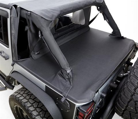 Rampage 2007-2018 Jeep Wrangler(JK) 2-Door Tonneau Cover - Black Diamond