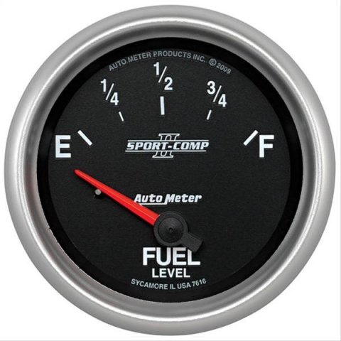 Autometer Sport-Comp II 2-5/8in Fuel Level Gauge