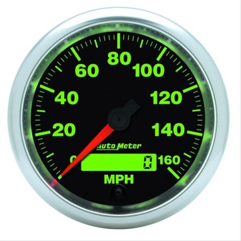 Autometer GS 3-3/8 inch 160 MPH In Dash Speedometer Gauge