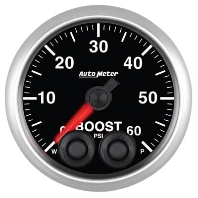 Autometer Elite 52mm 0-60 PSI Boost Peak & Warn w/ Electronic Control Gauge