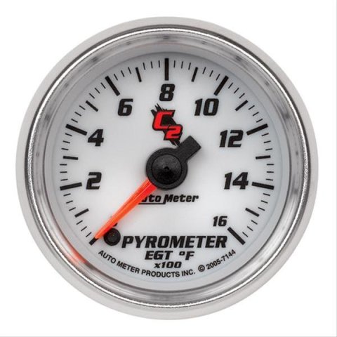 Autometer C2 52mm 1600 Deg F Electronic EGT Gauge