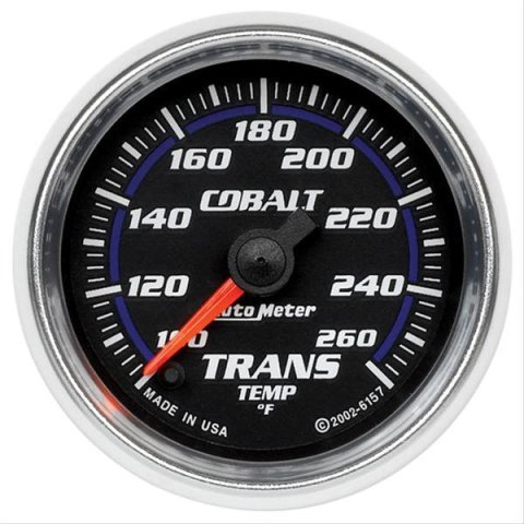 Autometer Cobalt 52mm 100-260 Deg F Electronic Trans Temp Gauge