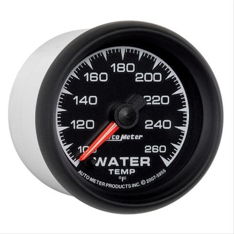 Autometer ES 52.4mm 100-260 deg. F Water Temperature Gauge