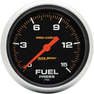 Autometer Pro-Comp Digital Stepper Motor 2-5/8in 0-15 PSI Fuel Pressure Gauge