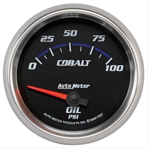 Autometer Cobalt 66.7mm 0-100 PSI Oil Pressure Gauge