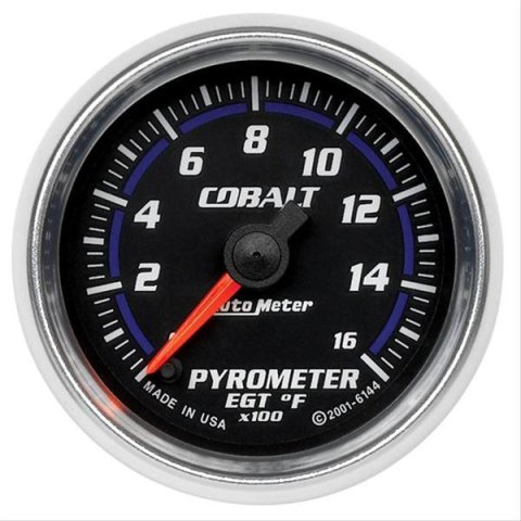 Autometer Cobalt 52mm 1600 Deg F Electronic Pyrometer Gauge