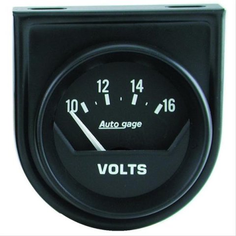 Autometer AutoGage 2in Voltmeter 10-16V Auto Gauge - Black