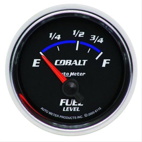 Autometer Cobalt 52mm 73 E/ 10 F SSE Fuel Level Gauge