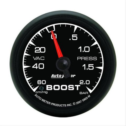 Autometer ES 52mm 60cm.Hg - 2.0 Bar Mechanical Boost/Vacuum Gauge
