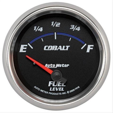 Autometer Cobalt 66.7mm 240-33 ohms Short Sweep Electronic Fuel Level Gauge