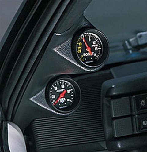 Autometer 93-02 Pontiac Firebird T-Top / 97-02 Chevrolet Camaro T-Top 52mm Black Dual Pillar Pod