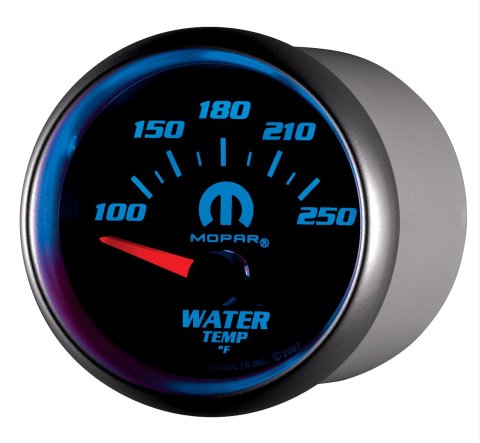 Autometer Mopar 52.4mm SSE 100-250 Degree F Water Temperature Gauge