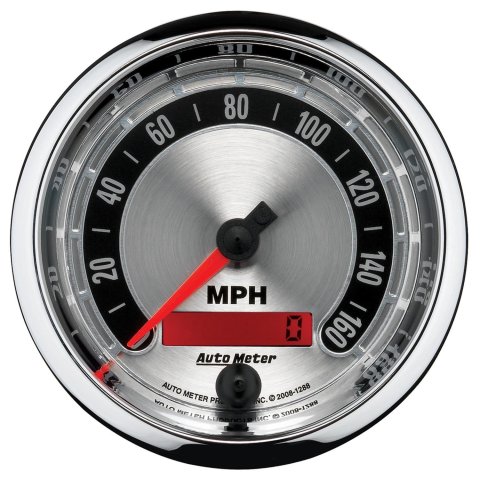 Autometer American Muscle Kit Box - Elec Speedo/Elec Oil Pressure/Water Temp/Volt/Fuel Level
