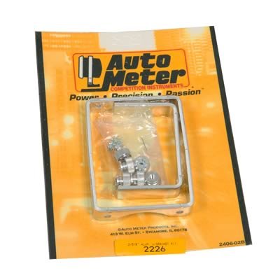 Autometer 2 5/8in Aluminum Gauge Bracket Kit Assembly