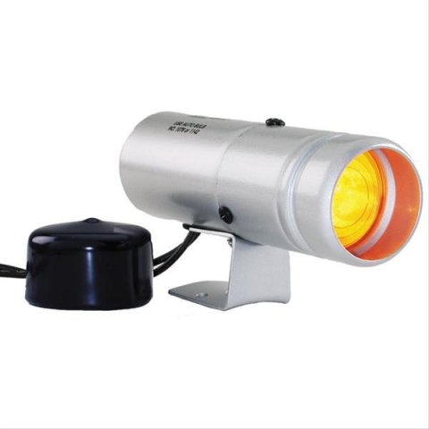 Autometer Amber LED Shift Light Silver