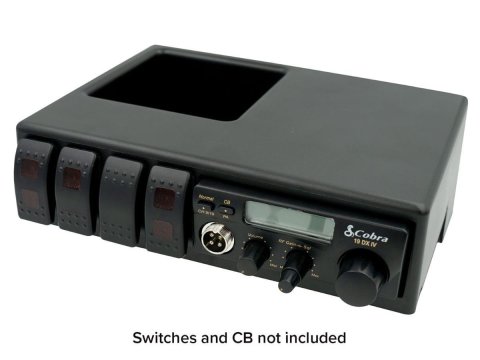 Autometer 2018+ Jeep JL Switch Panel / CB Mount - BLACK
