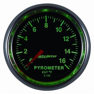 Autometer GS 0-1600 degree F Full Sweep Electronic Pyrometer Gauge