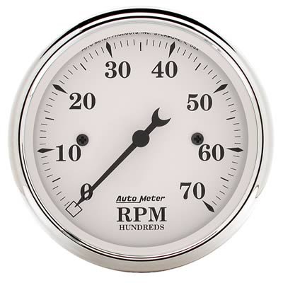 Autometer 3 1/8 inch 7000rpm Old Tyme Tachometer