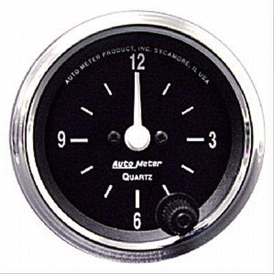 Autometer Cobra 2 1/16in 12HR Analog Clock Gauge