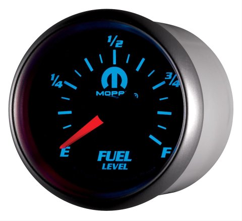 Autometer Mopar 2-1/16in 0-280 Ohm Programmable Fuel Level Gauge - Black