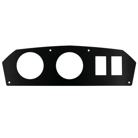 Autometer CAN-AM 12-18 Maverick / 10-20 2 Gauge and 2 Switch Dash Panel (Fits 2-1/16in Gauges)