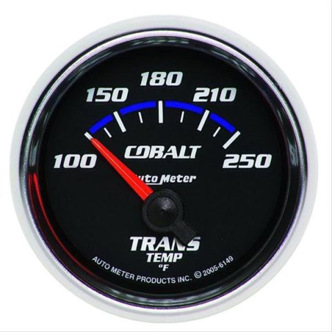 Autometer Cobalt 2-1/6in 100-250 Degree F Transmission Temperature Gauge