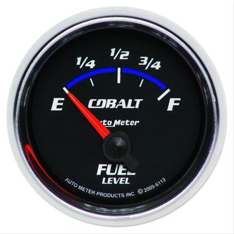 Autometer Cobalt 52mm 0 E/90 F SSE Fuel Level Gauge