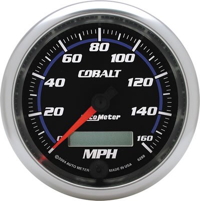 Autometer Cobalt 3-3/8in 160mph In-Dash Electronic Speedometer