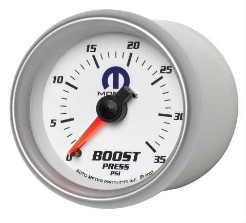 Autometer Mopar 2-1/16in Mechanical 0-35PSI Boost Gauge